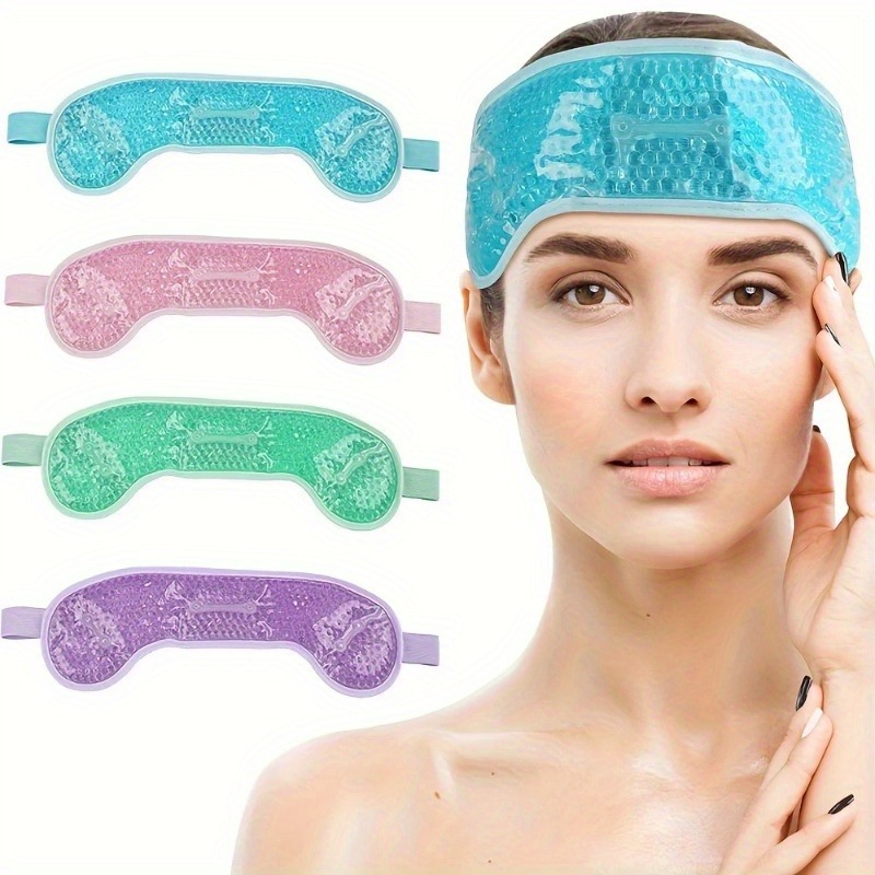 Cold Pack Ice Gel - ที่คาดผมเจลร้อนเย็นแบบใช้ซ้ำได้ บรรเทาอาการไมเกรน ลดอาการปวดศีรษะ ไข้ ความเครียด อาการบวมรอบดวงตา