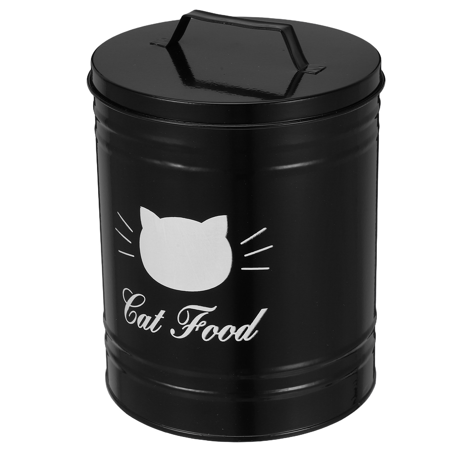 Food Storage Dog - ภาชนะเก็บอาหารสัตว์เลี้ยงแบบปิดสนิท วัสดุเหล็ก กล่องเก็บอาหารสุนัข โถเก็บขนมแมว ปิดผนึกเพื่อรักษาความสด ทำความสะอาดง่าย