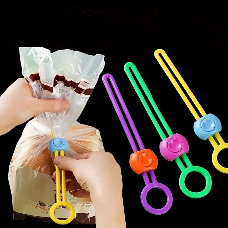 Food Storage Reusable Bags - 5/10ชิ้นคลิปหนีบเก็บอาหารแบบพกพาใช้ซ้ำได้ใช้ซ้ำได้คลิปหนีบจับอาหารที่เก็บเครื่องครัวซีลเลอร์อุปกรณ์ครัว