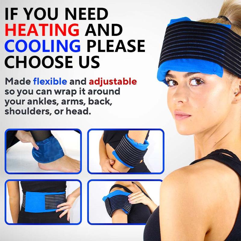 Cold Pack Ice Gel - ถุงเจลเก็บความเย็นแบบมืออาชีพ ใช้ซ้ำได้ น้ำหนักเบา พกพาสะดวก เหมาะสำหรับการเดินทางและเดินป่ากลางแจ้ง