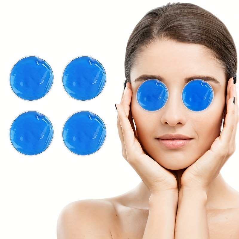 Cold Pack Ice Gel - 1/2/4PCS Reusable GEL Eye Mask สําหรับการบีบอัดร้อน/เย็น-Multi-ใช้รอบแพ็คน้ําแข็งสําหรับ
