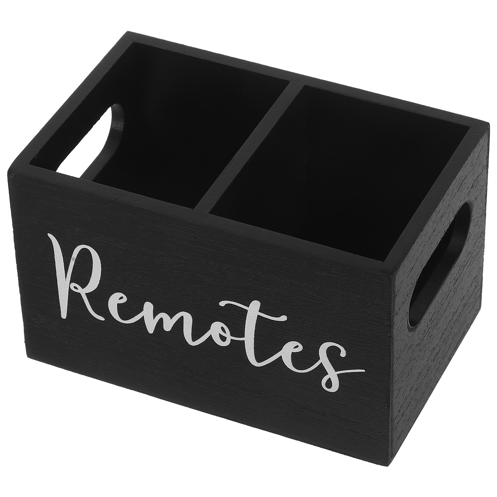 Food Storage Organizer - กล่องเก็บรีโมทคอนโทรลไม้แบบหลายช่องสำหรับจัดระเบียบโต๊ะในห้องนั่งเล่น