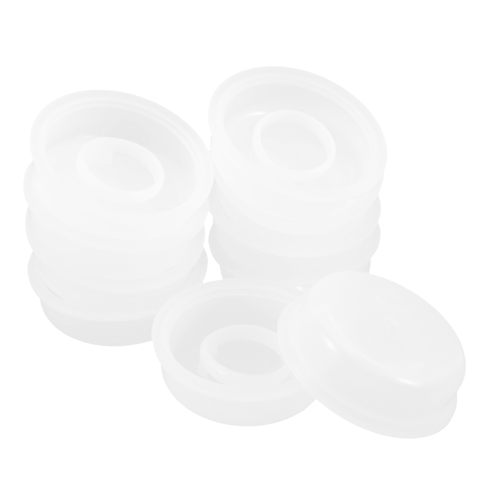 Food Storage Plastic - ฝาปิดถังเคมีพลาสติกแบบมีห่วงดึง 10 ชิ้น ขนาด 20-25 ลิตร