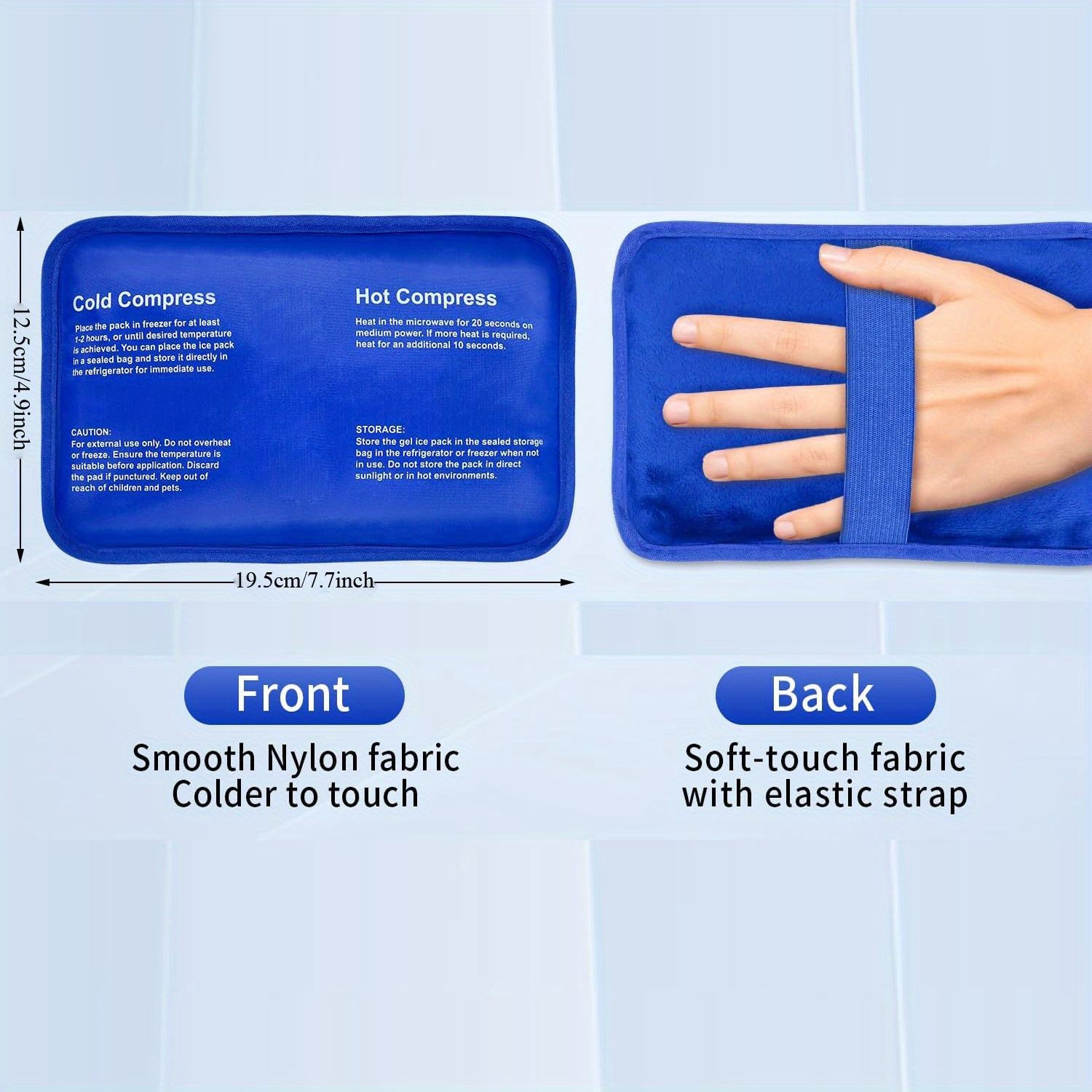 แผ่นประคบเย็นสำหรับอาการบาดเจ็ - Cold Pack Ice Gel บทวิจารณ์และราคา