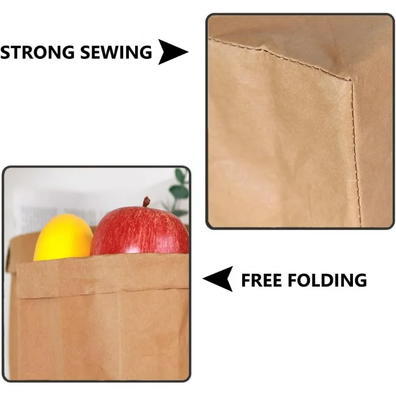 ถุงกระดาษคราฟท์ ถุงเก็บของกระด - Food Storage Reusable Bags บทวิจารณ์และราคา