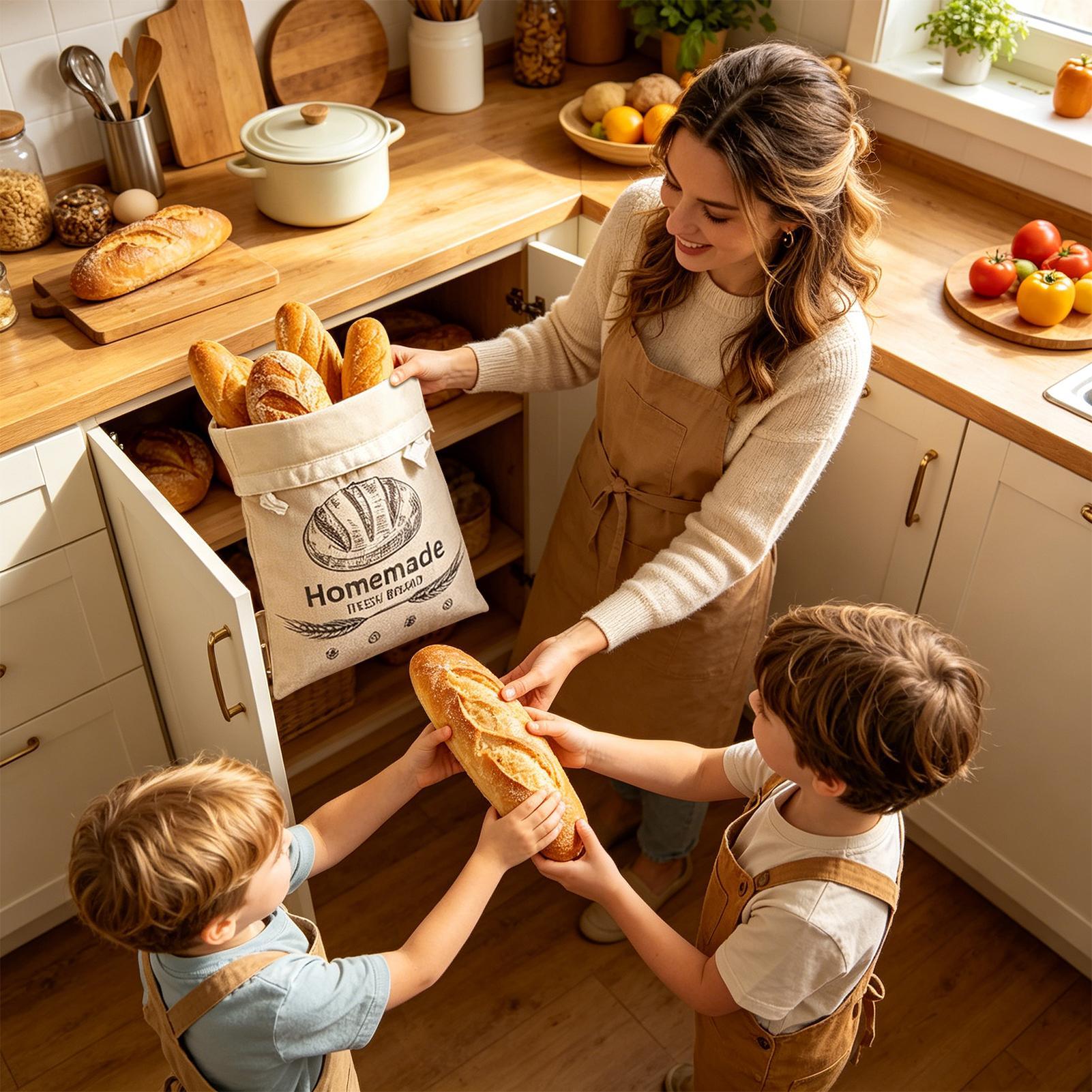 ถุงขนมปังผ้าลินิน ถุงนำกลับมาใ - Food Storage Reusable Bags บทวิจารณ์และราคา