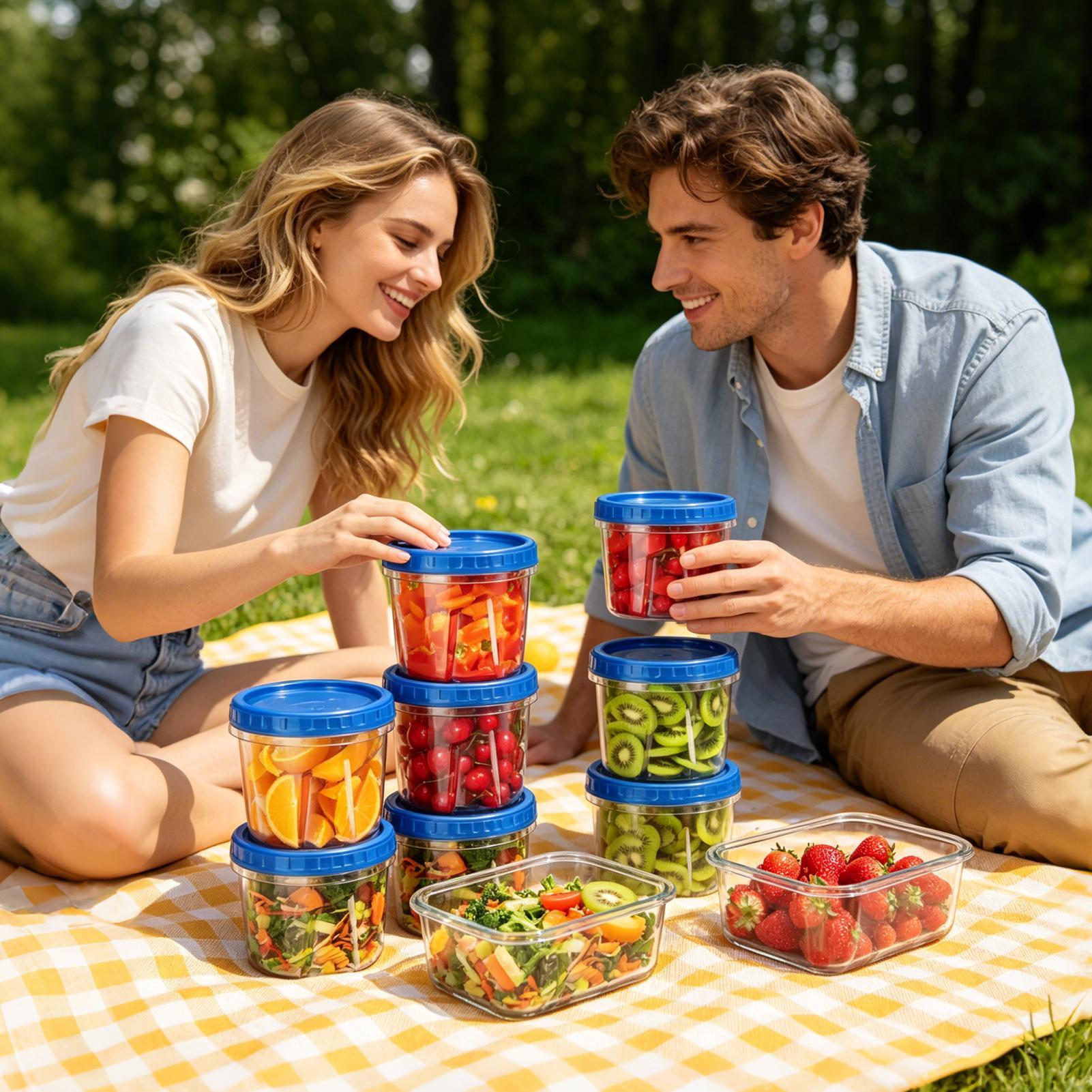ภาชนะแช่แข็งสำหรับเก็บอาหาร 6  - Food Storage Plastic บทวิจารณ์และราคา