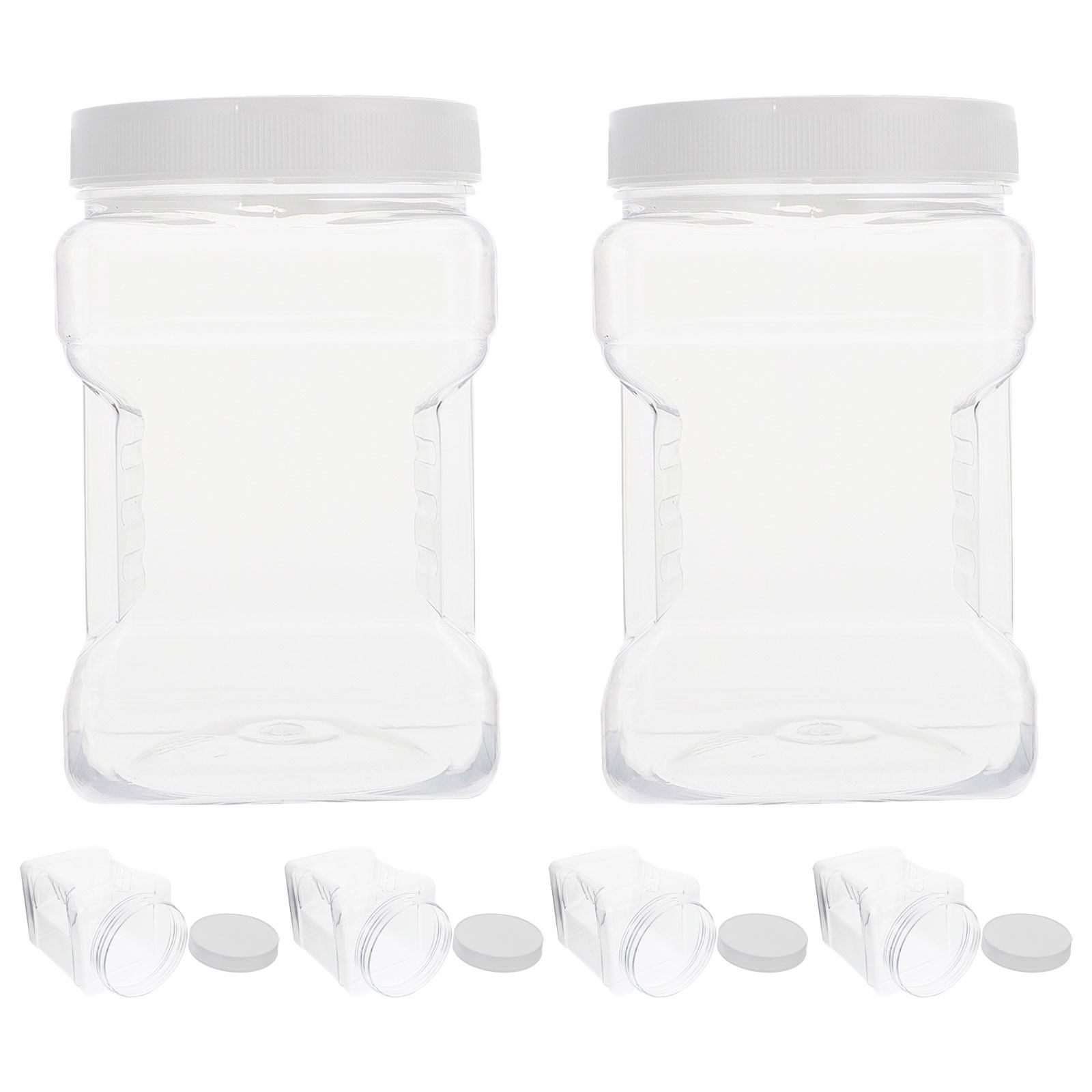 กระปุกเก็บของพลาสติกใสทรงสี่เห - Food Storage Handling บทวิจารณ์และราคา