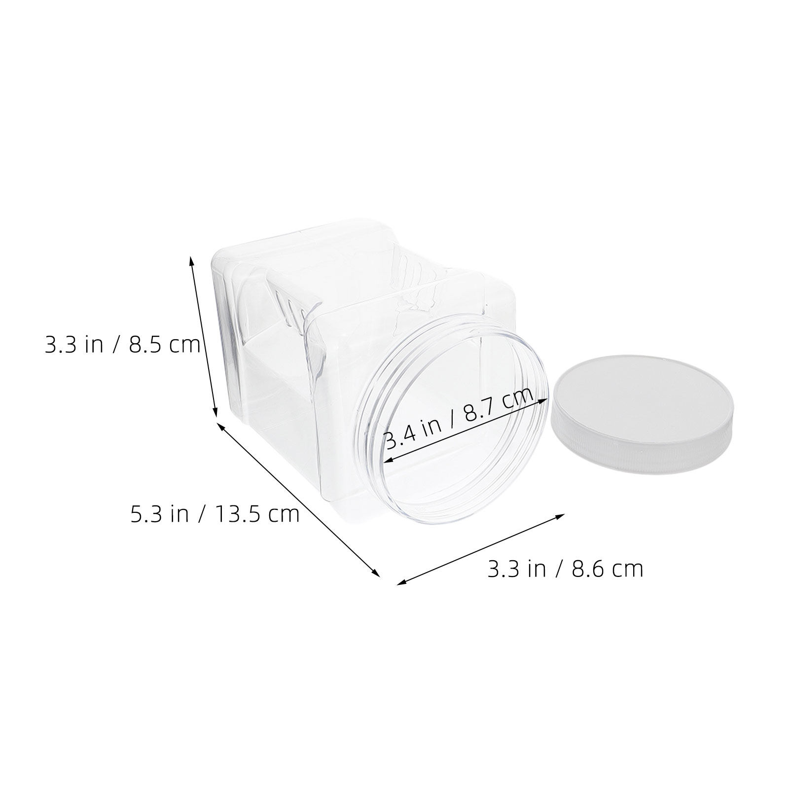 กระปุกเก็บของพลาสติกใสทรงสี่เห - Food Storage Handling บทวิจารณ์และราคา