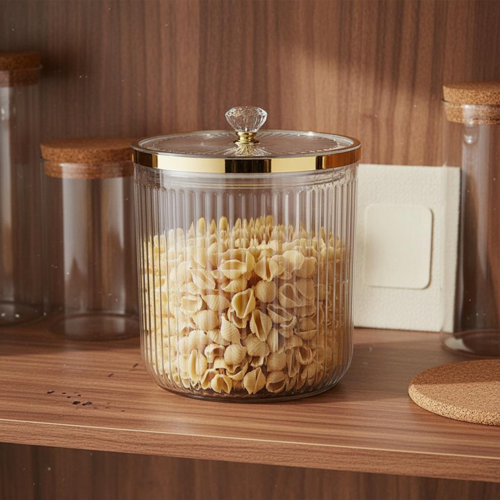 ภาชนะเก็บอาหารแห้ง ดีไซน์ปากกว - Food Storage Canister บทวิจารณ์และราคา