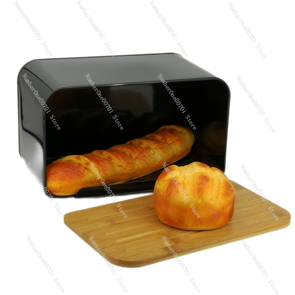 กล่องใส่ขนมปังในครัวพร้อมฝาไม้ - Food Storage Stainless Steel Containers บทวิจารณ์และราคา