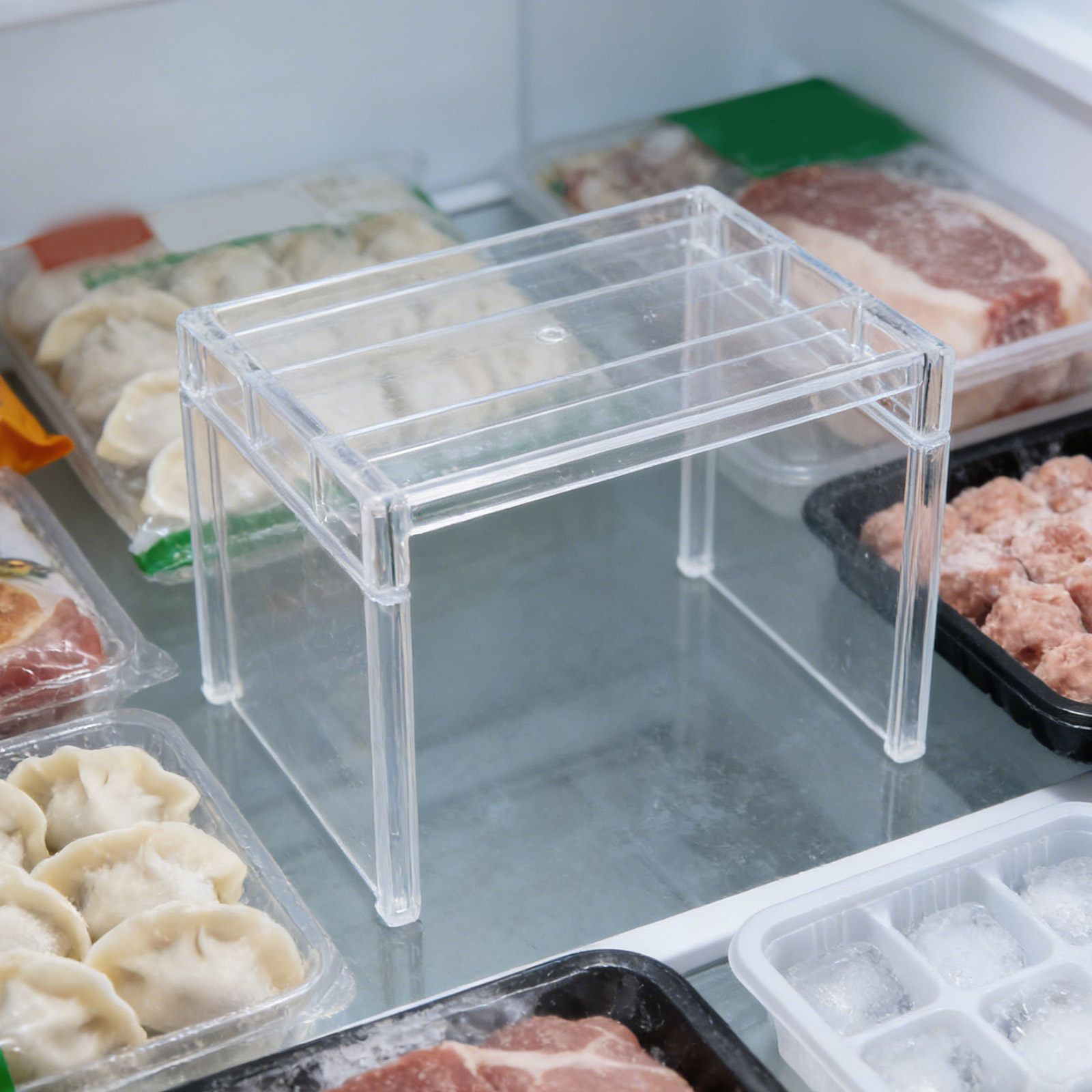 ชั้นวางของในตู้เย็นแบบใส 2 ชิ้ - Food Storage Rack บทวิจารณ์และราคา