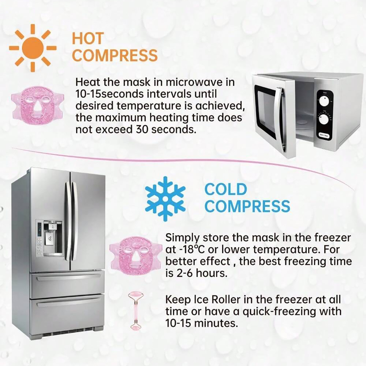เจลคูลลิ่งไอซ์เฟซอายมาส์กหน้าม - Cold Pack Ice Gel บทวิจารณ์และราคา