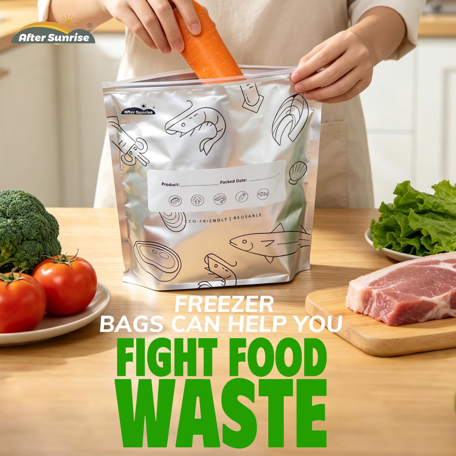 【อาหารแช่เย็น】ถุงเก็บอาหารแบบป - Food Storage Reusable Bags บทวิจารณ์และราคา