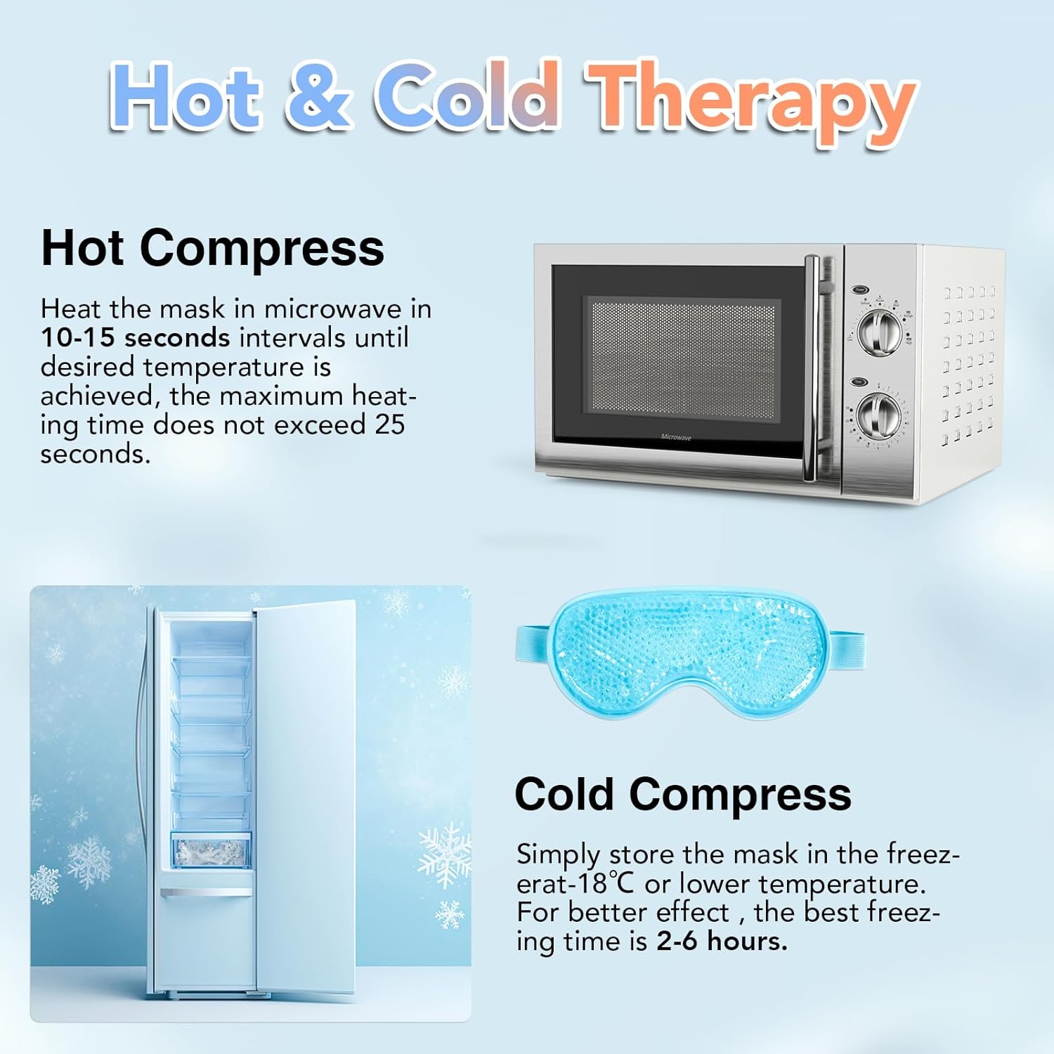 เจลมาส์กเย็นสำหรับใบหน้า มาส์ก - Cold Pack Ice Gel บทวิจารณ์และราคา