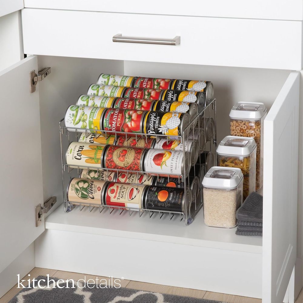 ที่จัดกระป๋อง 3 ชั้น |   ชั้นว - Food Storage Pantry บทวิจารณ์และราคา