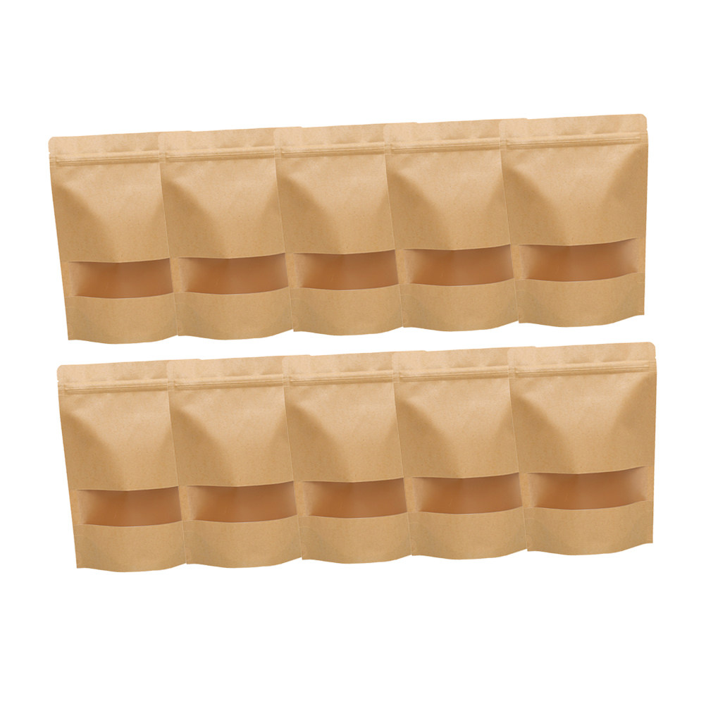 ถุงกระดาษคราฟท์แบบมีซิปปิดผนึก - Food Storage Reusable Bags บทวิจารณ์และราคา