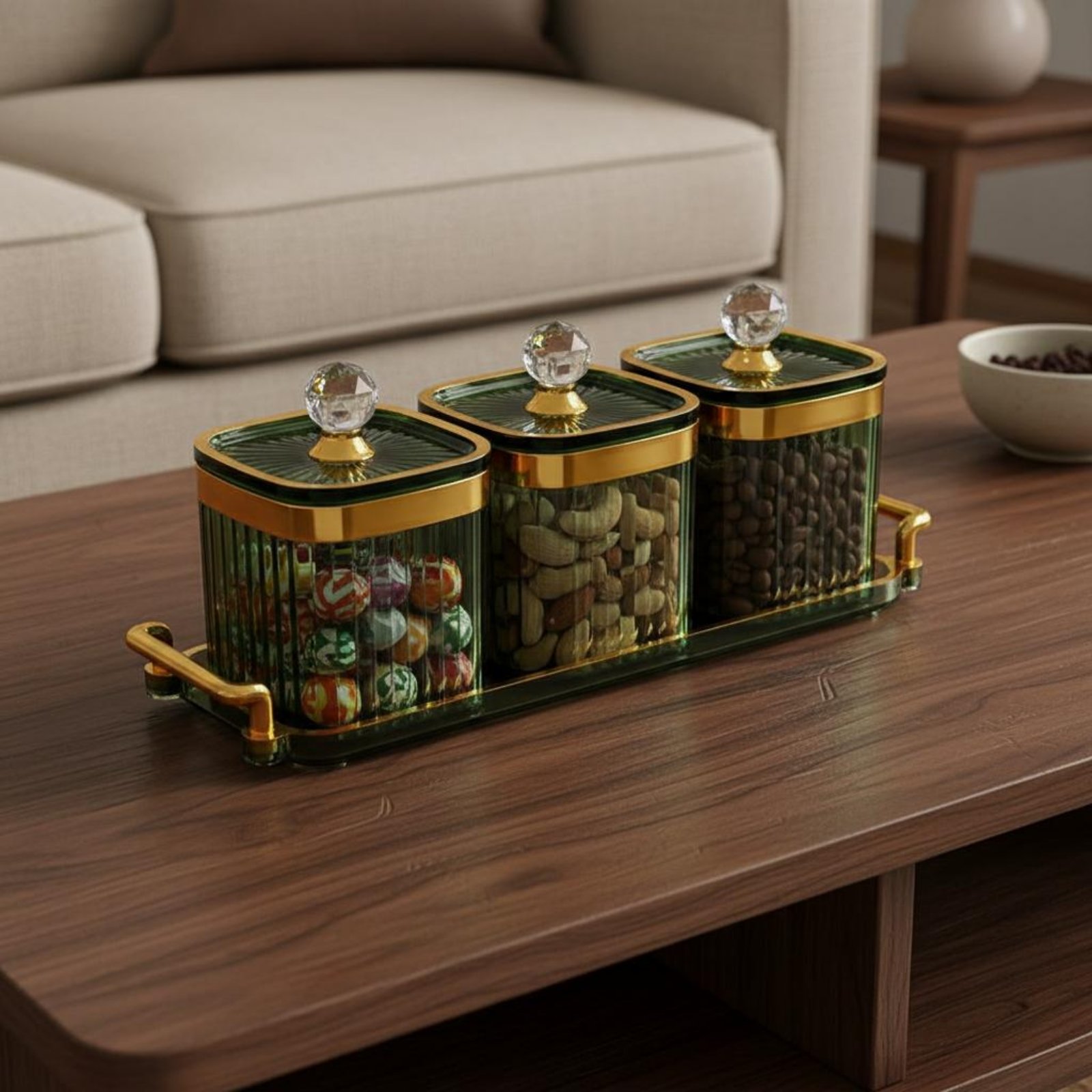 ชุดกล่องขนมตกแต่งพร้อมฝาปิดสนิ - Food Storage Canister บทวิจารณ์และราคา