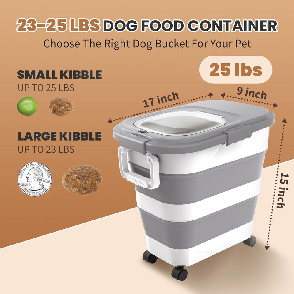 ภาชนะเก็บอาหารสุนัขแบบปิดสนิท, - Food Storage Handling บทวิจารณ์และราคา