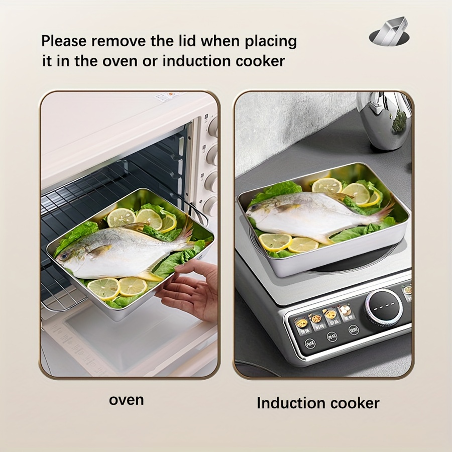 1-3 ชิ้น กล่องเก็บอาหารสแตนเลส - Food Storage Stainless Steel Containers บทวิจารณ์และราคา
