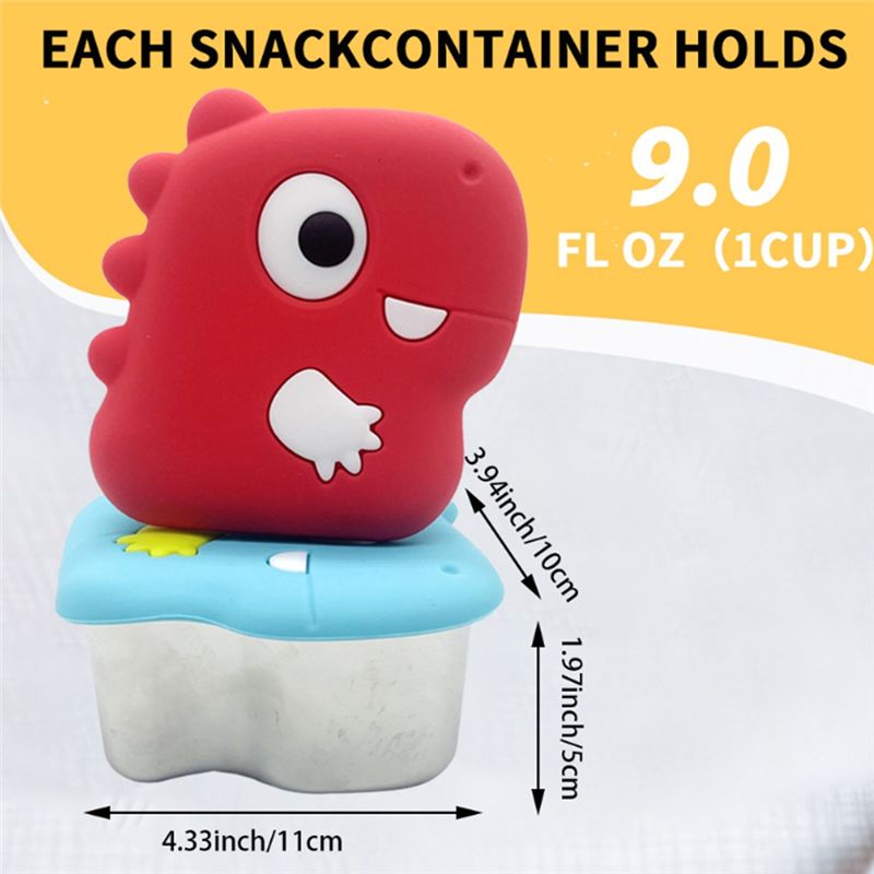 กล่องใส่ขนมสแตนเลส AA94-304 ลา - Food Storage Stainless Steel Containers บทวิจารณ์และราคา