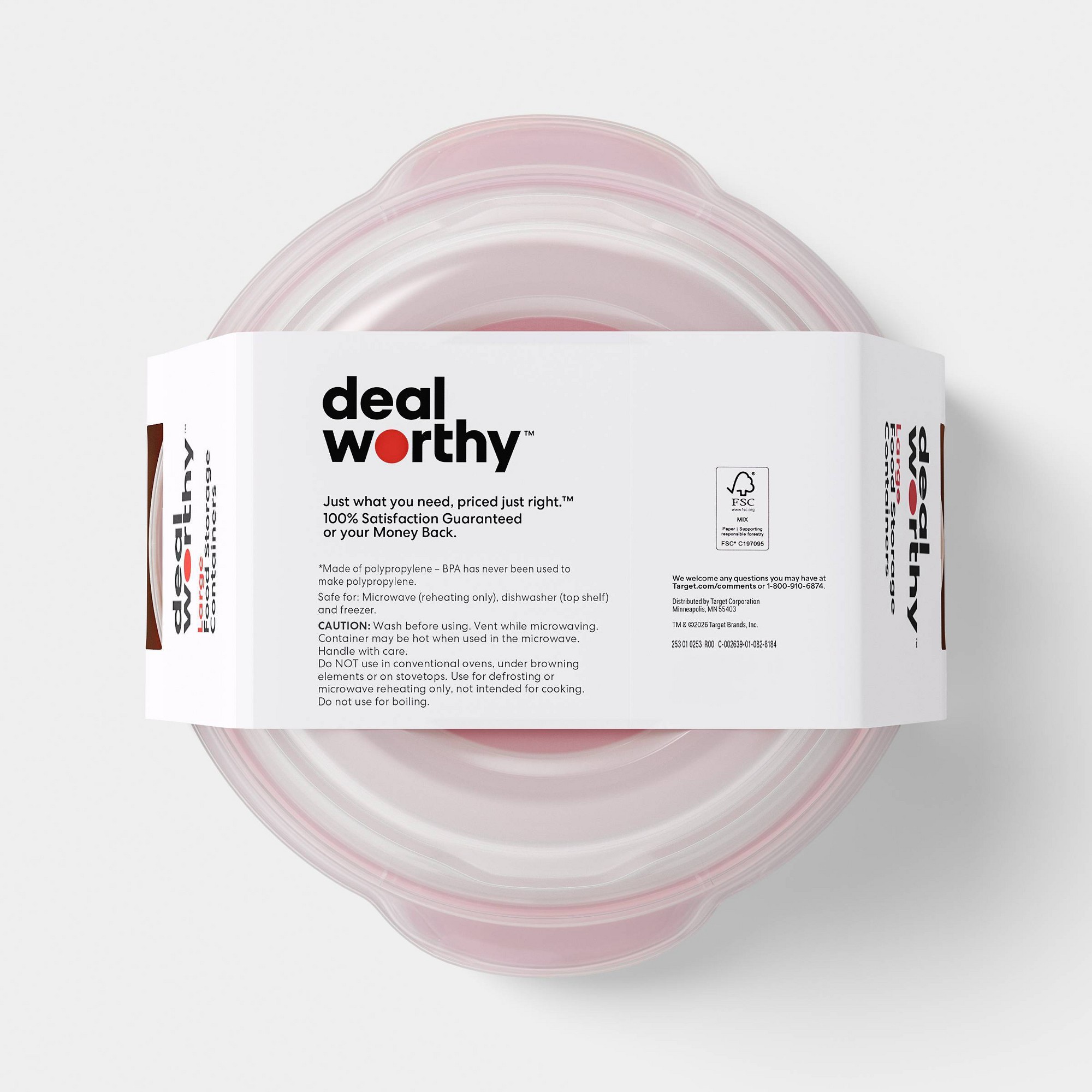 ภาชนะเก็บอาหารทรงกลมขนาดใหญ่ 2 - Food Storage Pantry บทวิจารณ์และราคา