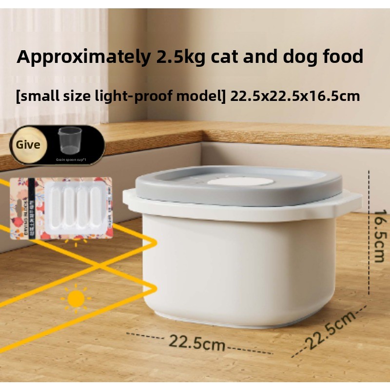 ถังเก็บอาหารสัตว์เลี้ยงแบบสุญญ - Food Storage Dog บทวิจารณ์และราคา