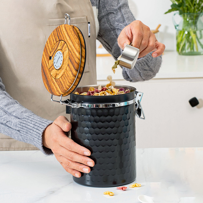 กระป๋องเก็บกาแฟสแตนเลสสำหรับคร - Food Storage Stainless Steel Containers บทวิจารณ์และราคา