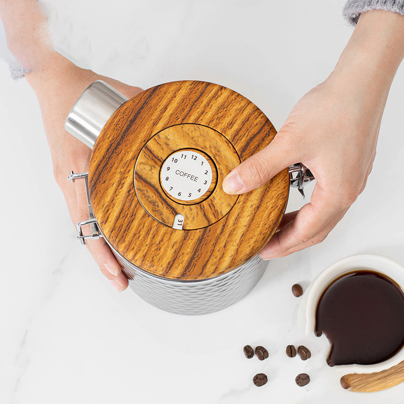 กระป๋องเก็บกาแฟสแตนเลสสำหรับคร - Food Storage Stainless Steel Containers บทวิจารณ์และราคา