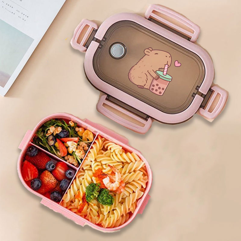 กล่องข้าวกลางวันลายคาปิบาร่า ล - Food Storage Organizer บทวิจารณ์และราคา
