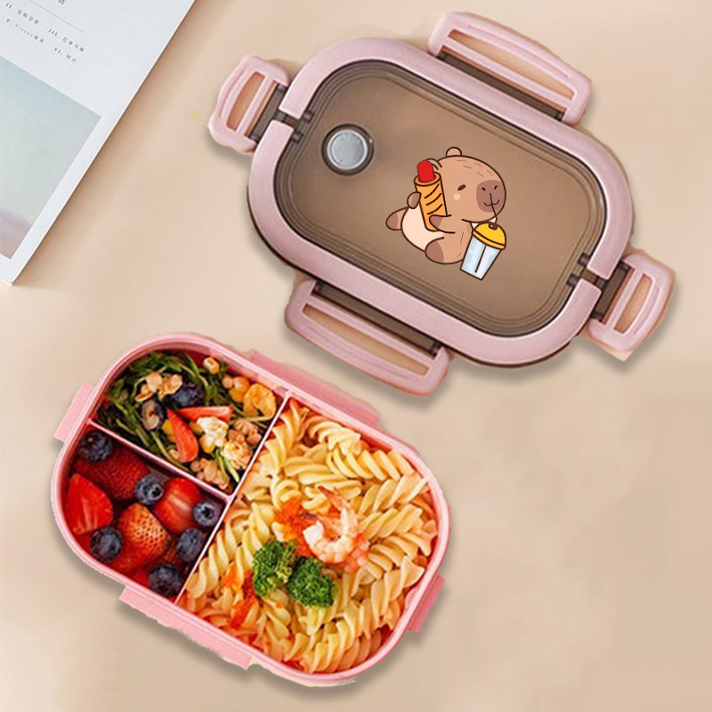 กล่องข้าวกลางวันลายคาปิบาร่า ล - Food Storage Organizer บทวิจารณ์และราคา