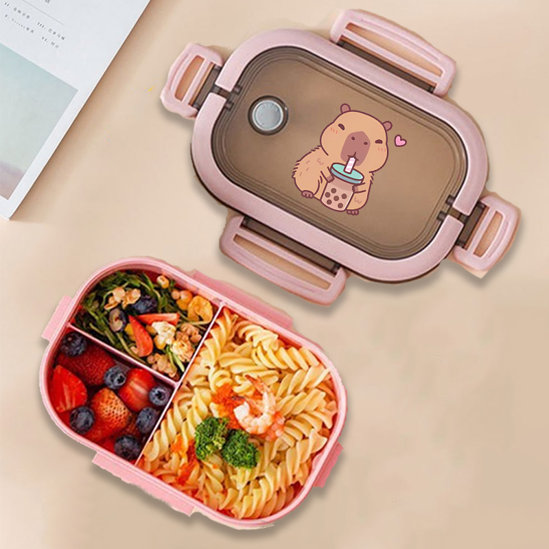 กล่องข้าวกลางวันลายคาปิบาร่า ล - Food Storage Organizer บทวิจารณ์และราคา