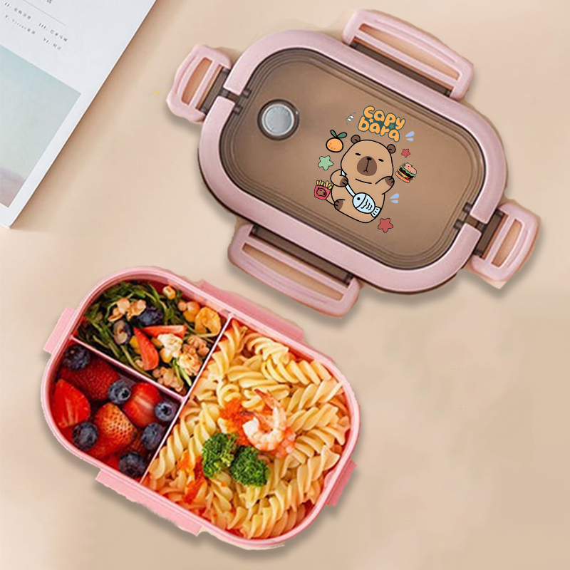 กล่องข้าวกลางวันลายคาปิบาร่า ล - Food Storage Organizer บทวิจารณ์และราคา