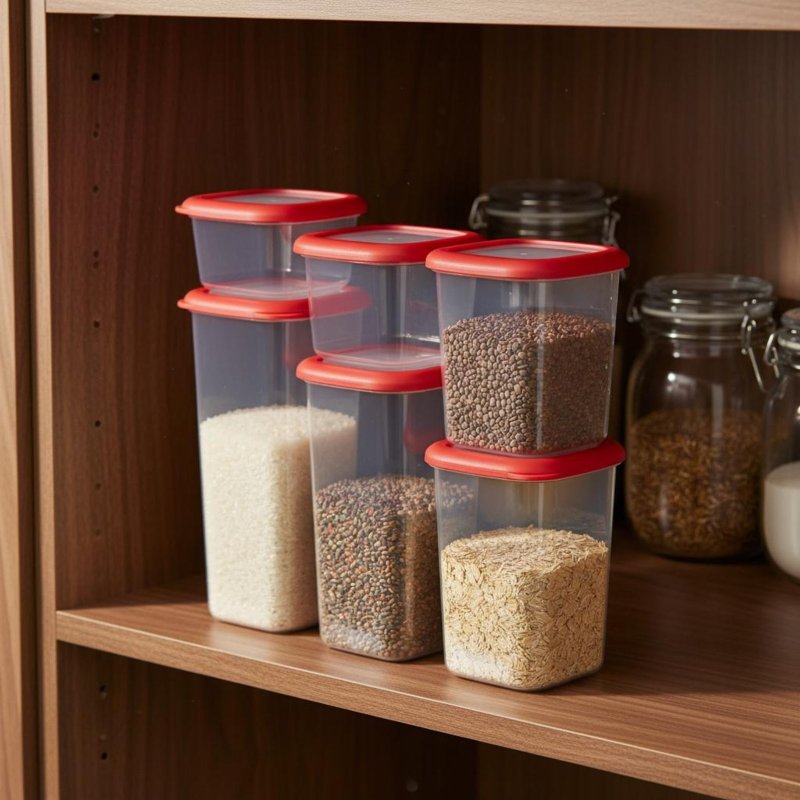 ชุดกล่องถนอมอาหารสุญญากาศ 6 ชิ - Food Storage Pantry บทวิจารณ์และราคา