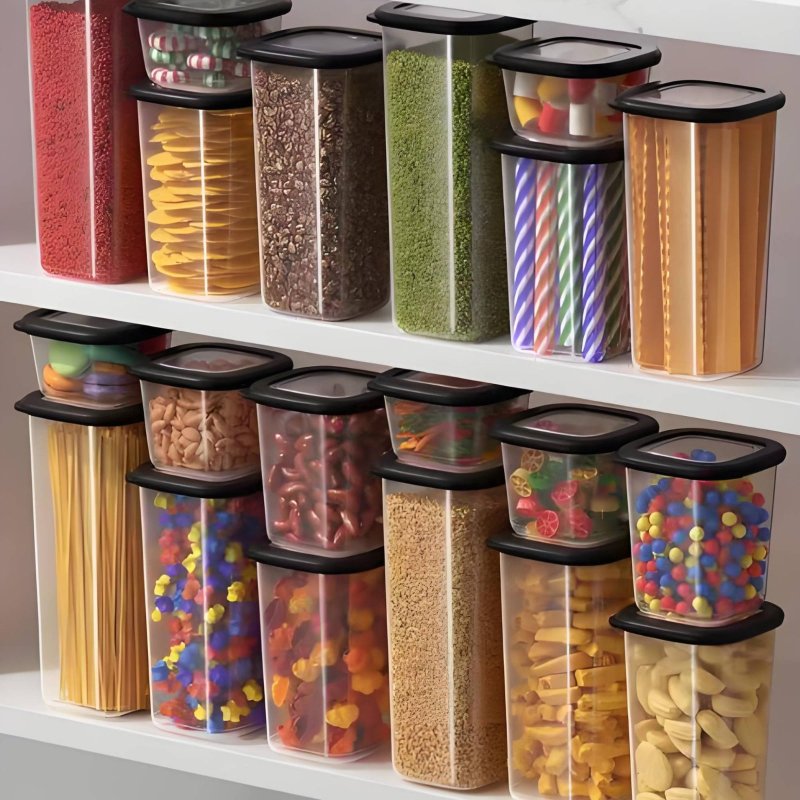 ชุดกล่องถนอมอาหารสุญญากาศ 6 ชิ - Food Storage Pantry บทวิจารณ์และราคา
