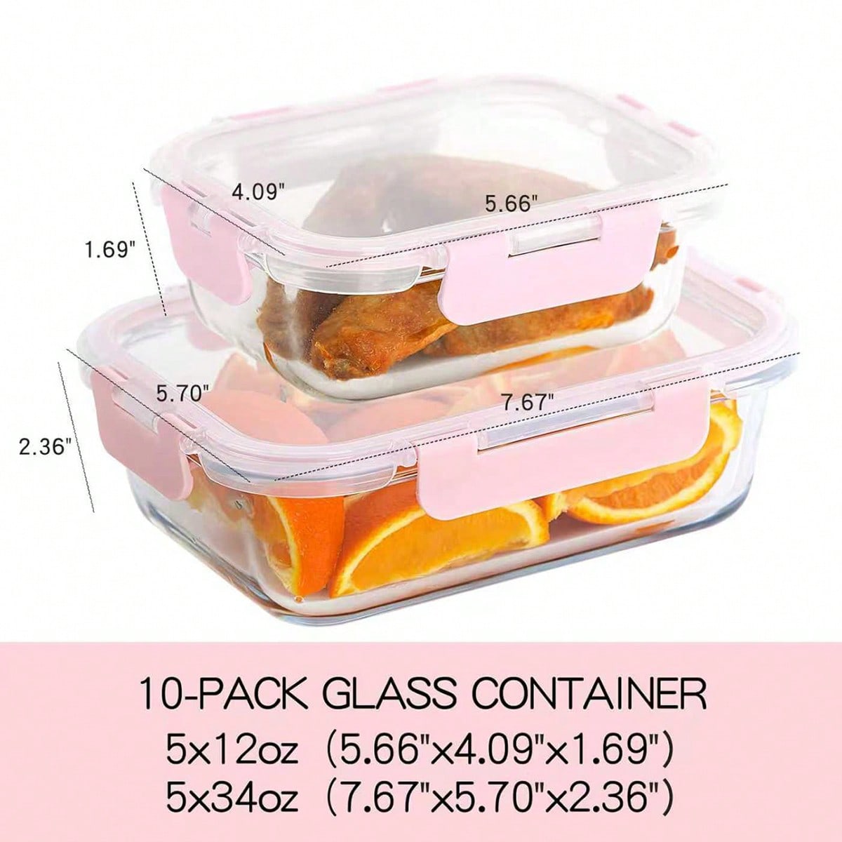 ชุดกล่องแก้วสำหรับเตรียมอาหาร  - Food Storage Containers B&M บทวิจารณ์และราคา