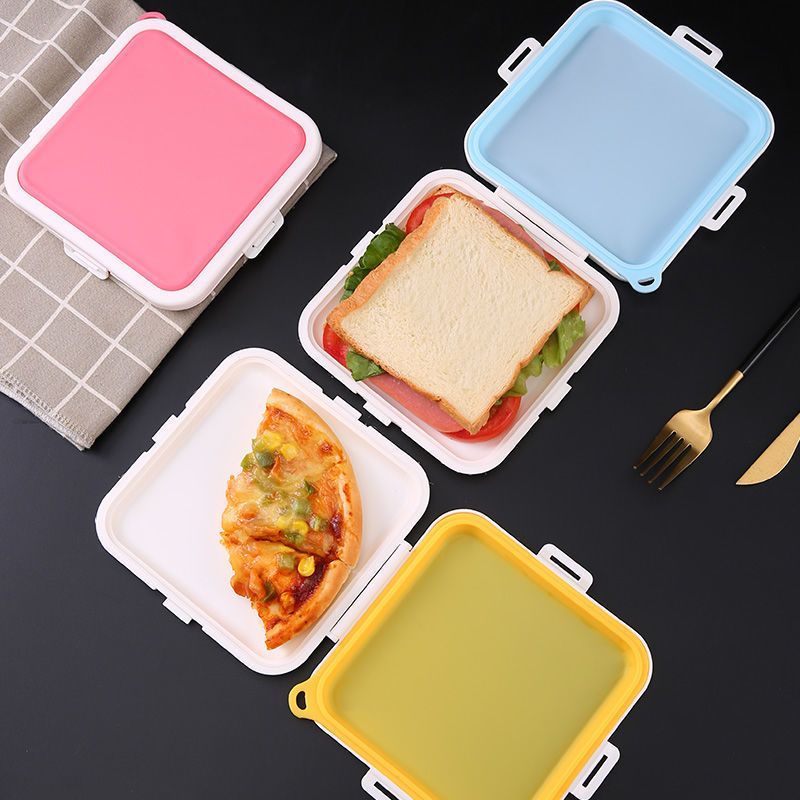 กล่องเก็บแซนด์วิชแบบพกพา 1 ชิ้ - Food Storage Reusable Bags บทวิจารณ์และราคา