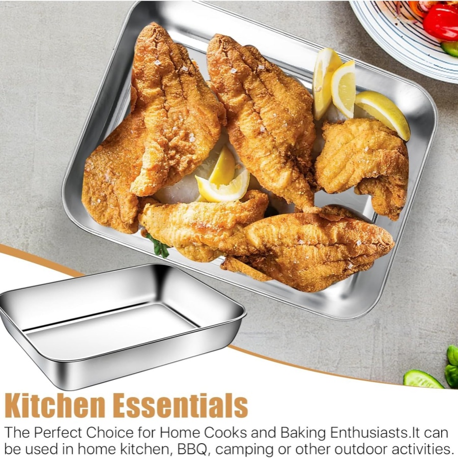 ภาชนะเก็บอาหารสแตนเลสพร้อมฝาปิ - Food Storage Stainless Steel Containers บทวิจารณ์และราคา