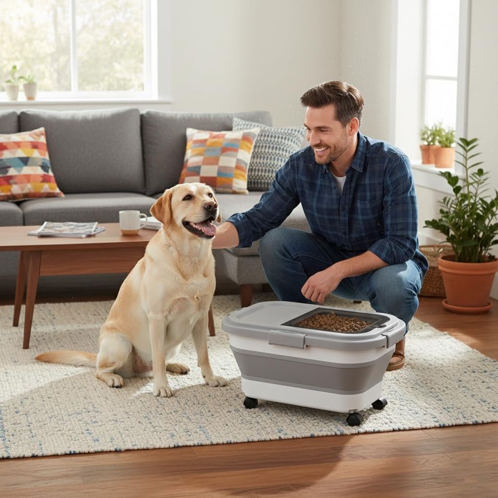 ภาชนะเก็บอาหารสุนัข/แมวขนาด 15 - Food Storage Dog บทวิจารณ์และราคา
