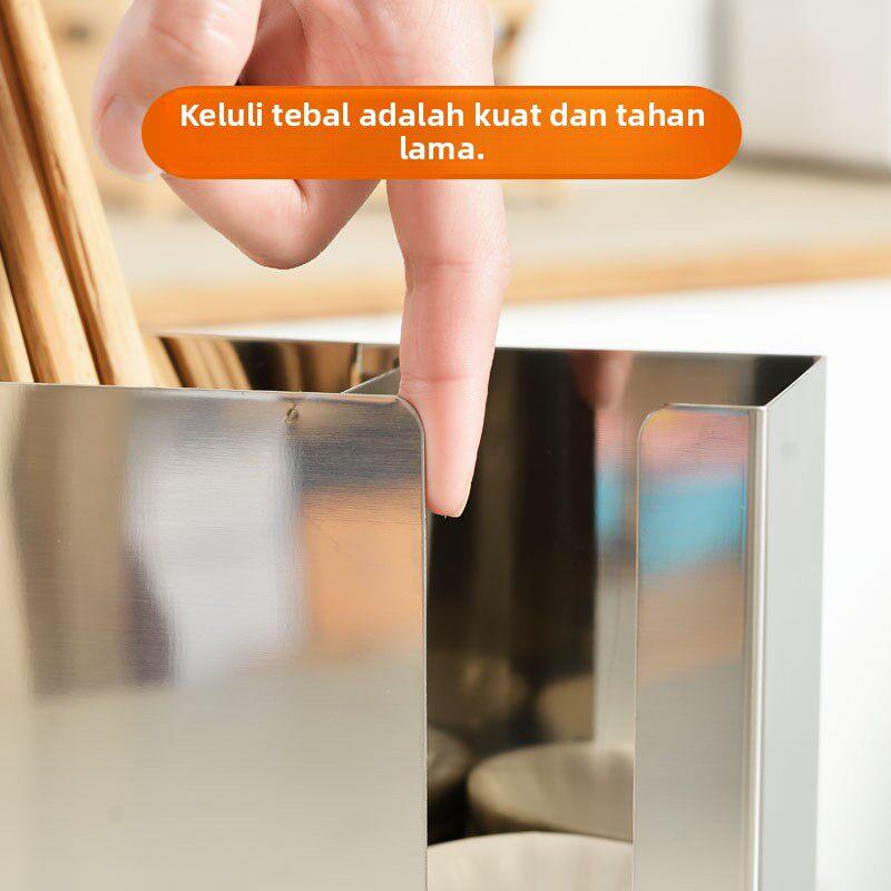 กล่องเก็บตะเกียบและช้อนสแตนเลส - Food Storage Rack บทวิจารณ์และราคา