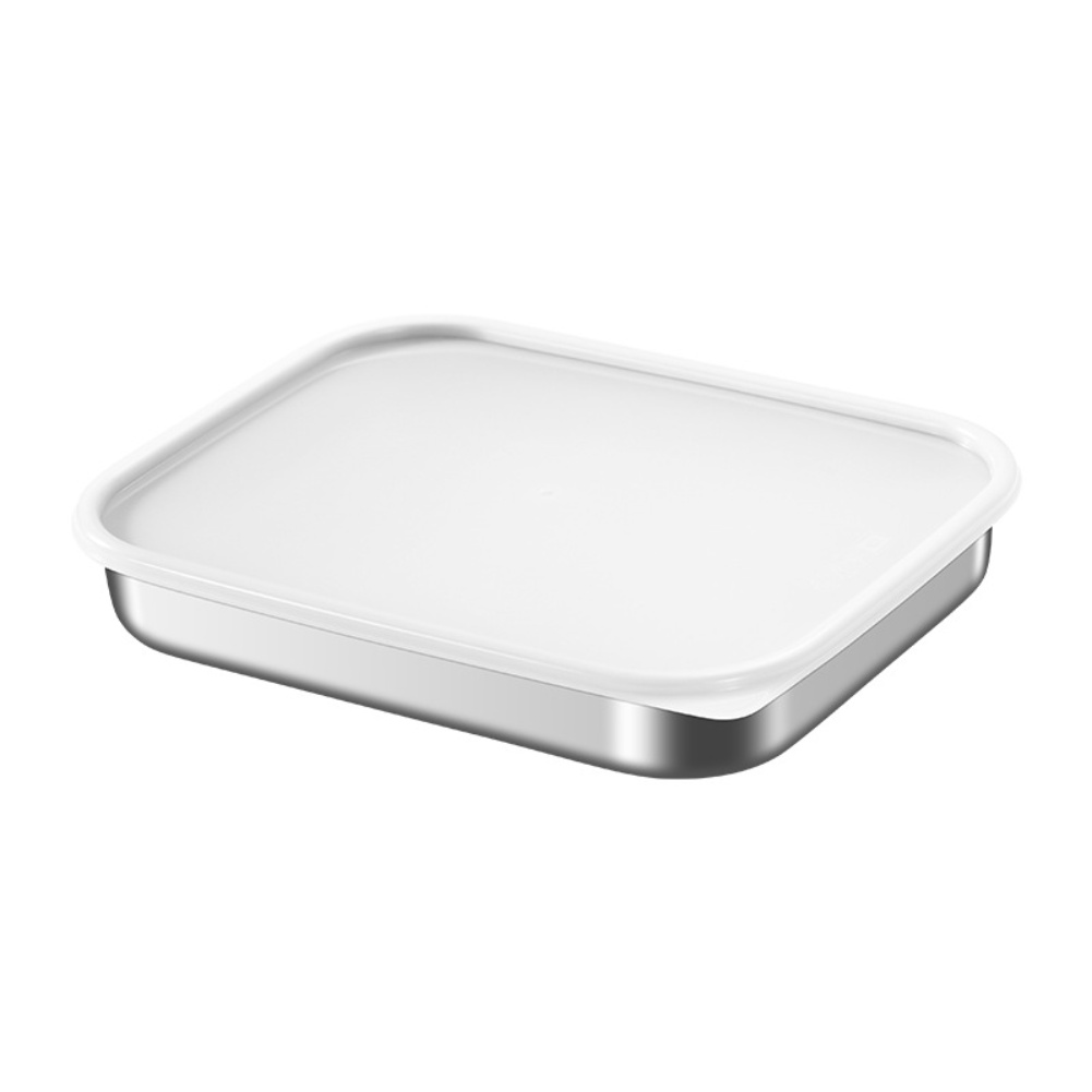 กล่องเก็บอาหารสแตนเลสพร้อมฝาซิ - Food Storage Stainless Steel Containers บทวิจารณ์และราคา