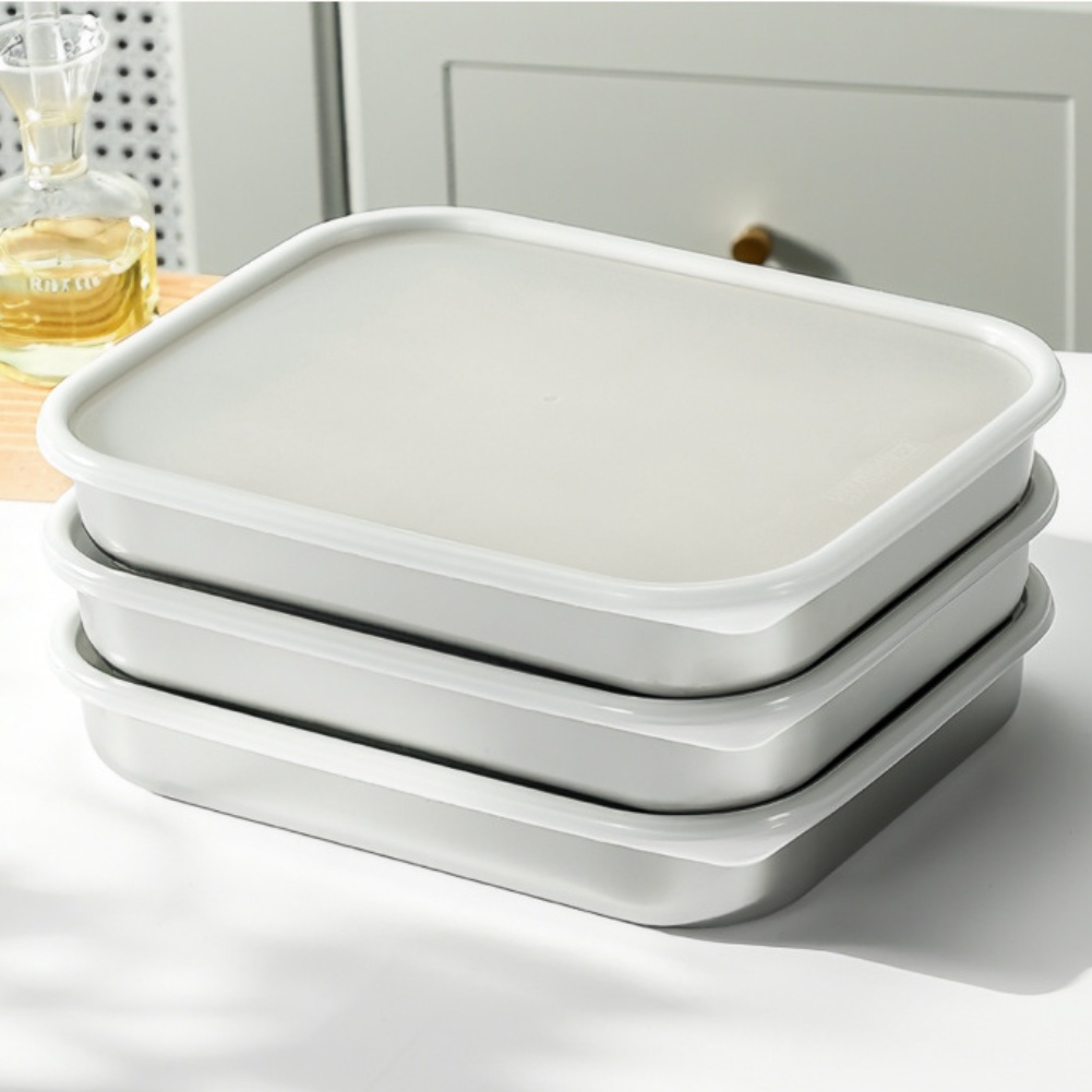 กล่องเก็บอาหารสแตนเลสพร้อมฝาซิ - Food Storage Stainless Steel Containers บทวิจารณ์และราคา