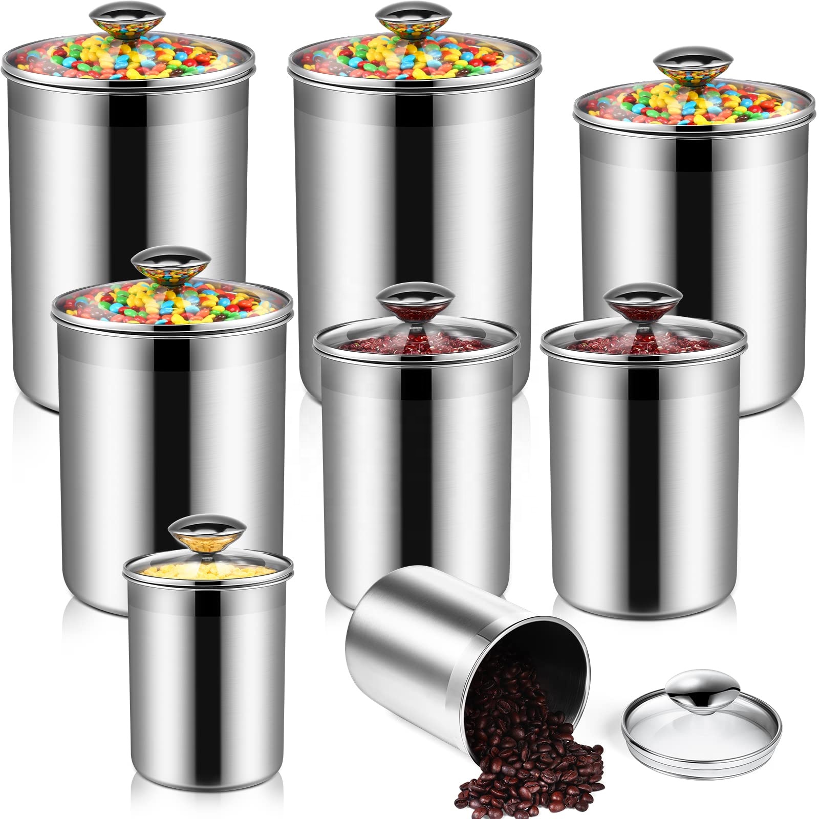 ชุดกระป๋องเก็บอาหารสแตนเลสสำหร - Food Storage Stainless Steel Containers บทวิจารณ์และราคา