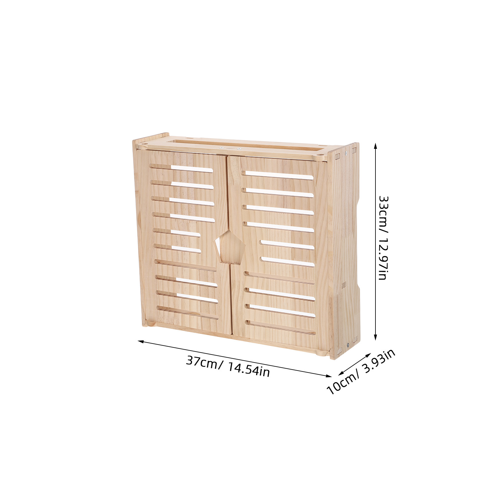 ตู้เก็บเราเตอร์ไม้ธรรมชาติแบบต - Food Storage Organizer บทวิจารณ์และราคา