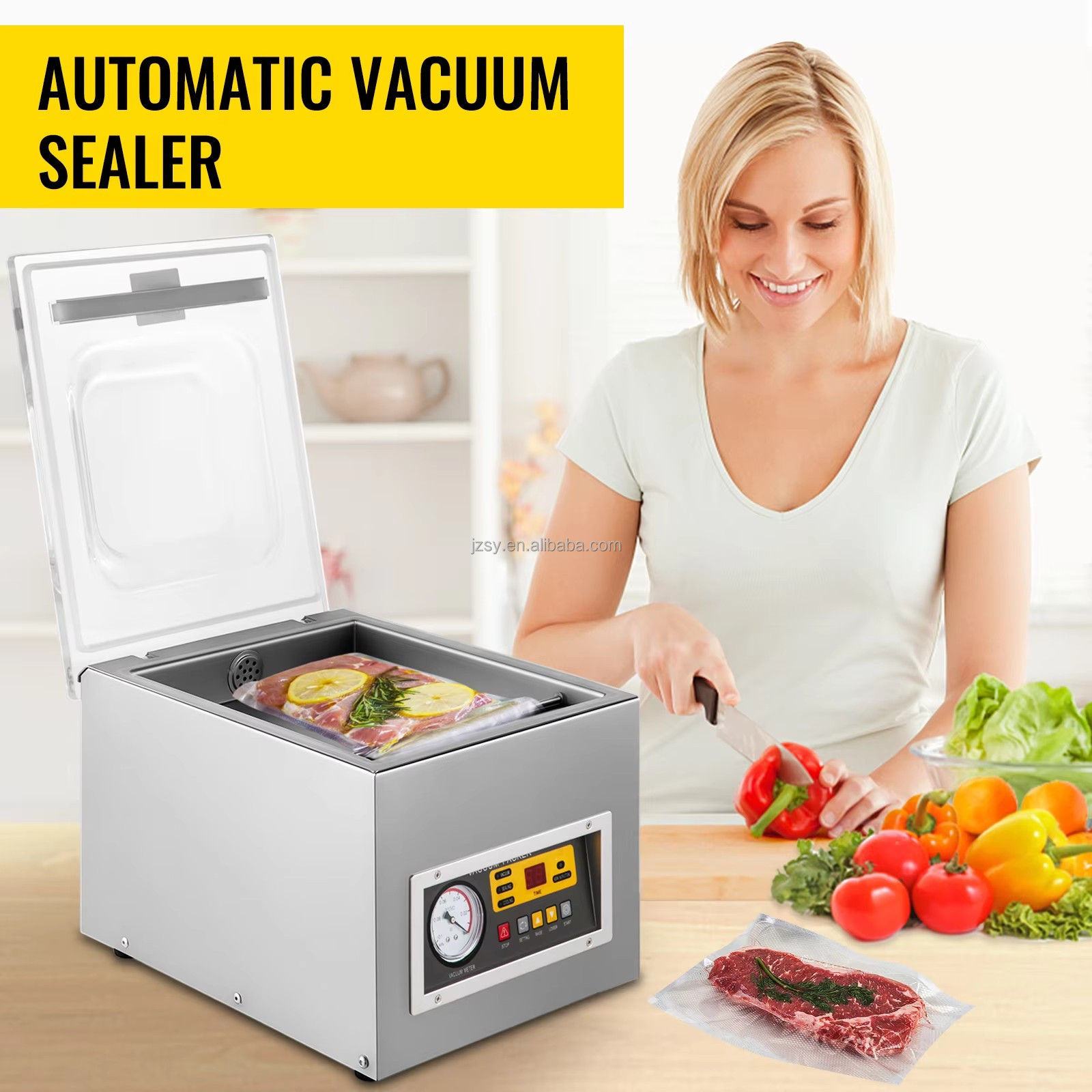 เครื่องซีลสูญญากาศแบบใช้ในเชิง - Food Storage Plastic บทวิจารณ์และราคา