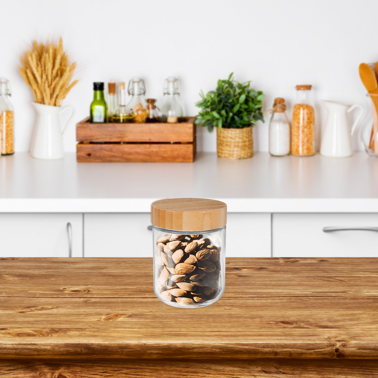 โหลแก้วเก็บอาหารในครัว 4 ชิ้น  - Food Storage Pantry บทวิจารณ์และราคา