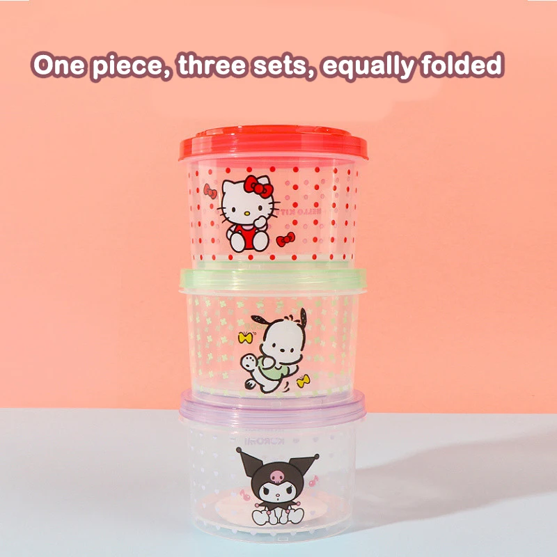 ชุดกล่องอาหารกลางวันคิตตี้ 3 ช - Food Storage Containers B&M บทวิจารณ์และราคา